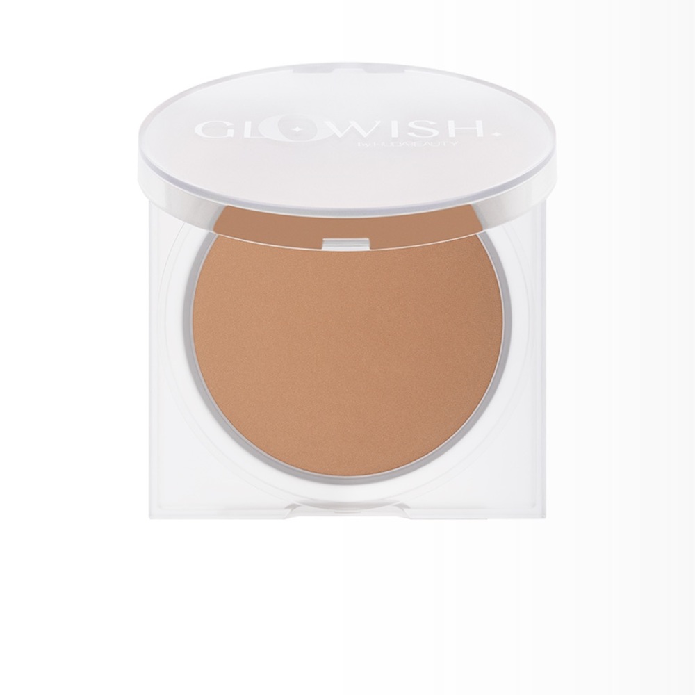 NWT HUDA BEAUTY GloWish Luminous Pressed Powder IN TAN LIGHT 07